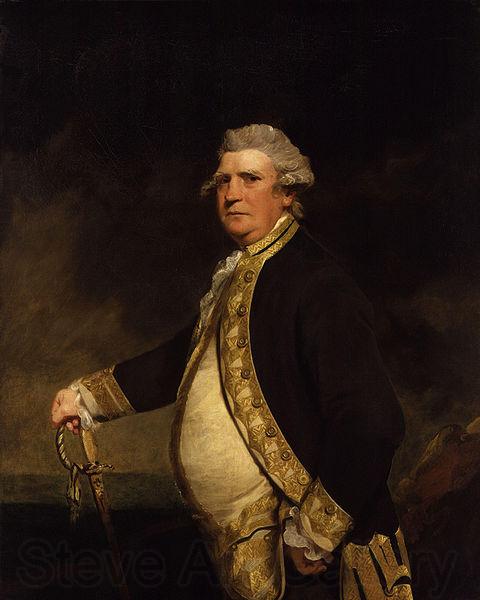 Sir Joshua Reynolds Portrait of Admiral Augustus Keppel Spain oil painting art